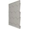 Ekena Millwork 19 5/8in. W x 19 5/8in. H Honeycomb EnduraWall Decorative 3D Wall Panel Covers 2.67 Sq. Ft. WP20X20HBDRU - alternate 4